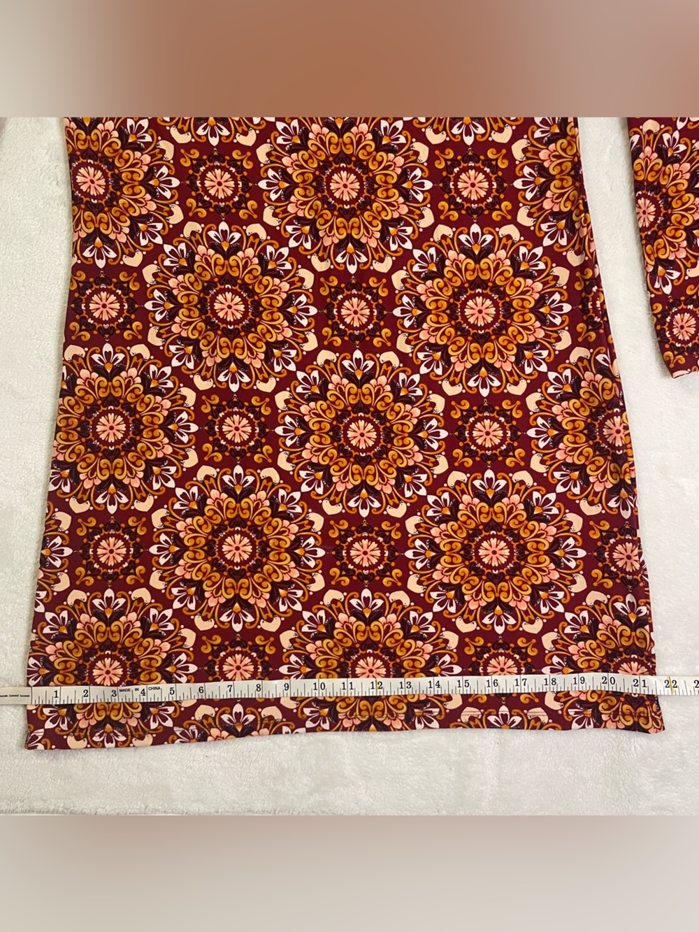 NWT Harlow & Rose Retro Style Long Sleeve Hippie Dress size S - Picture 11 of 12